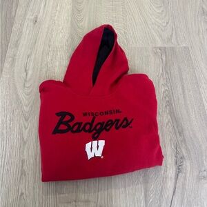Red Wisconsin Badgers Hoodie